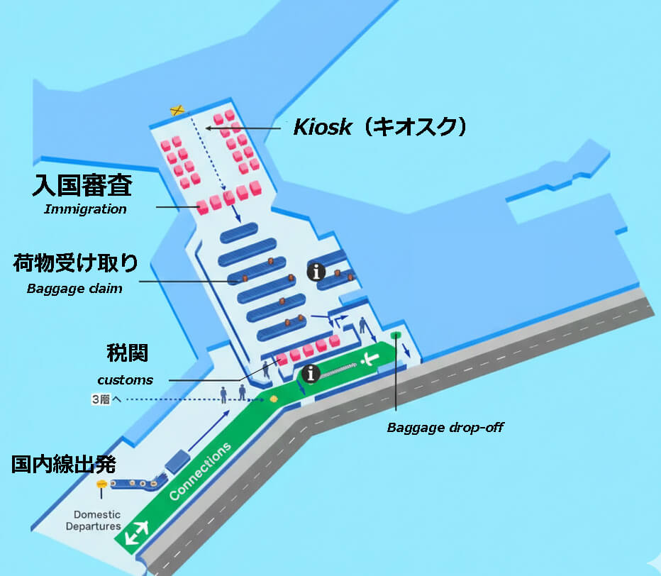 バンクーバー国際空港(YVR)空港内地図