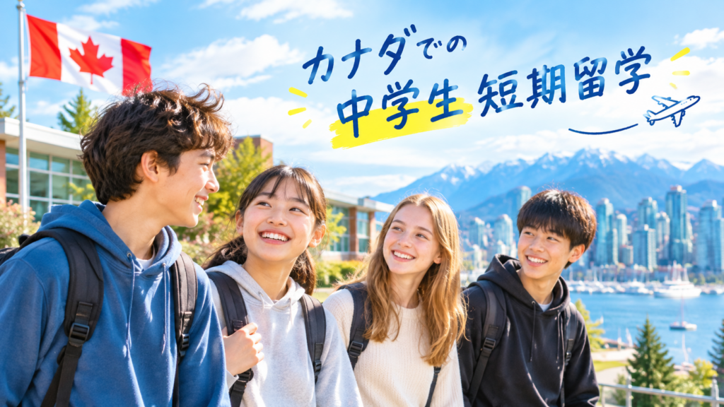 中学生のカナダ短期留学｜英語が苦手でも一人参加できる安心サポート